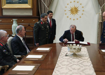 Erdoğan forced out nearly all generals and admirals from Turkish military