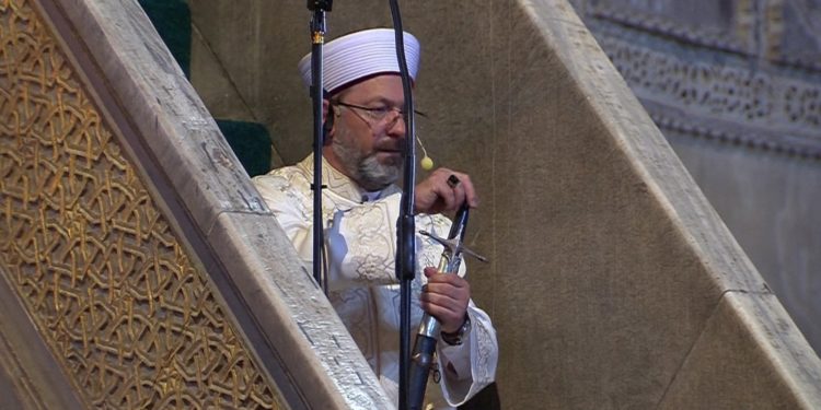 Hagia Sophia’s conversion to a mosque sparks a debate in Turkey on reviving the caliphate