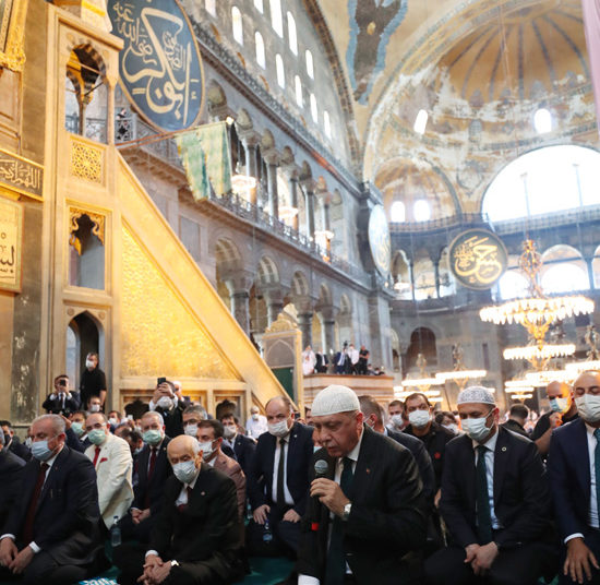 Hagia Sophia’s conversion to a mosque sparks a debate in Turkey on reviving the caliphate