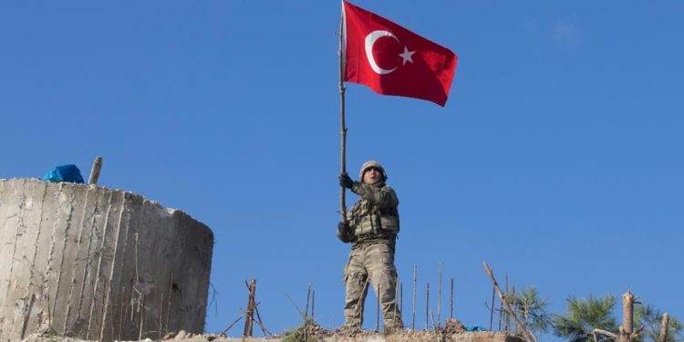 Turkish Defense Ministry targets France, US on anniversary of military operation in Syria