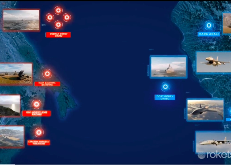 Η Τουρκία παρουσίασε τον νέο της πύραυλο με βίντεο με στόχο ελληνικό νησί