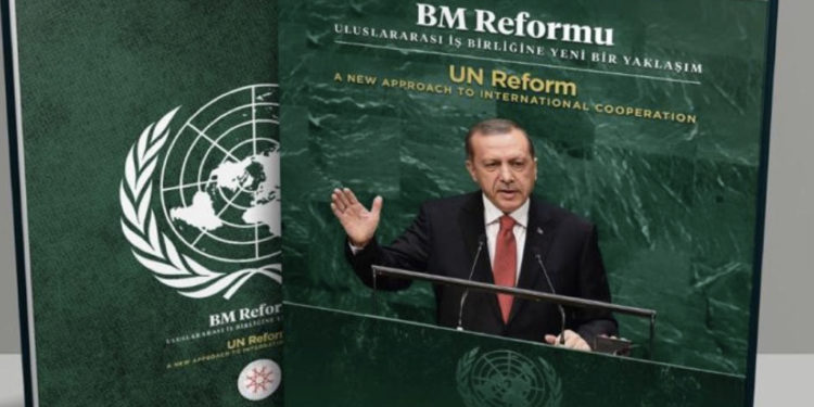 Erdoğan’s new propaganda book calls for UN reform, using copyrighted images without permission