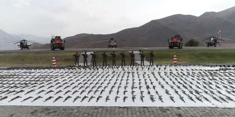 Turkish army seized Russian man-portable air-defense systems in PKK hideouts