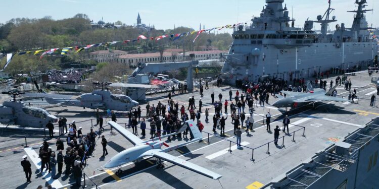 Turkey’s largest warship has become Erdogan’s propaganda tool in the election campaign