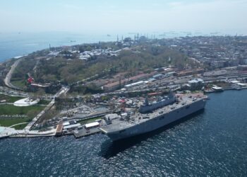 Turkey’s largest warship has become Erdogan’s propaganda tool in the election campaign