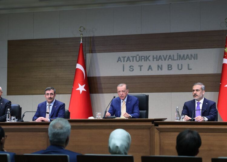 Erdogan blames NATO allies for Turkey’s failure to meet alliance’s defense spending target