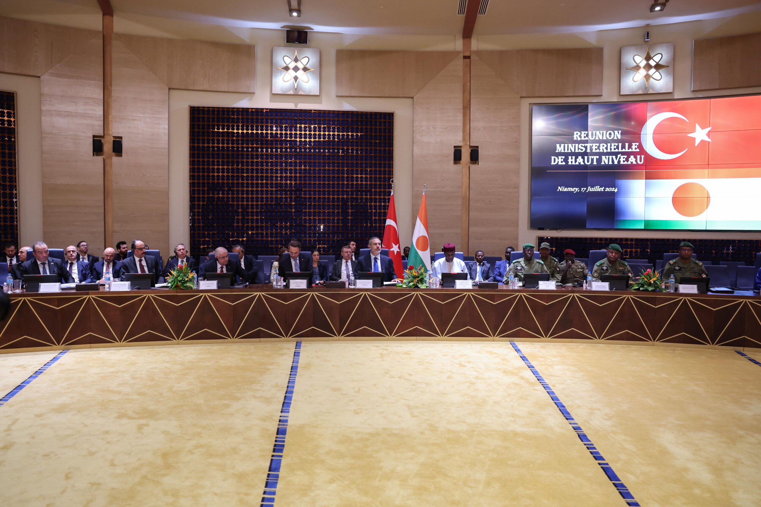 A high-level Turkish delegation, including defense and intelligence chiefs, visited Niger on July 17, 2024.