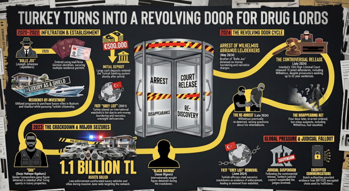 Turkey turns into a revolving door for drug lords