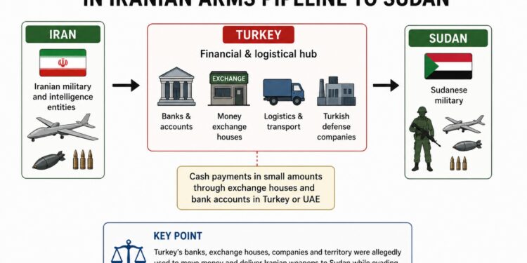 US indictment exposes Turkey as key hub in covert Iranian arms pipeline to Sudan