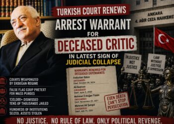 Turkish court renews arrest warrant for deceased critic in latest sign of judicial collapse