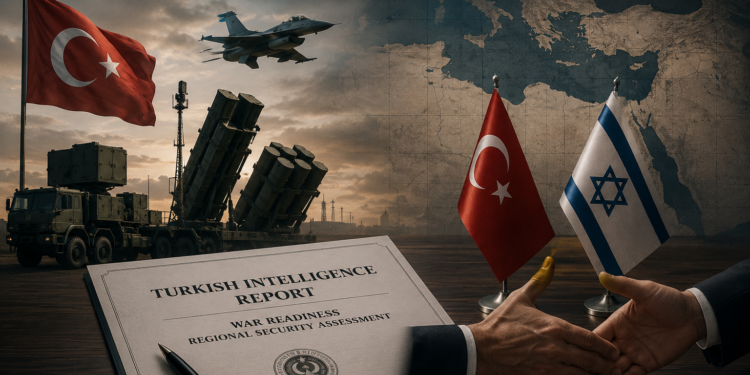 Turkish intelligence report calls for war readiness while keeping channels open with Israel