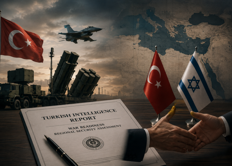 Turkish intelligence report calls for war readiness while keeping channels open with Israel