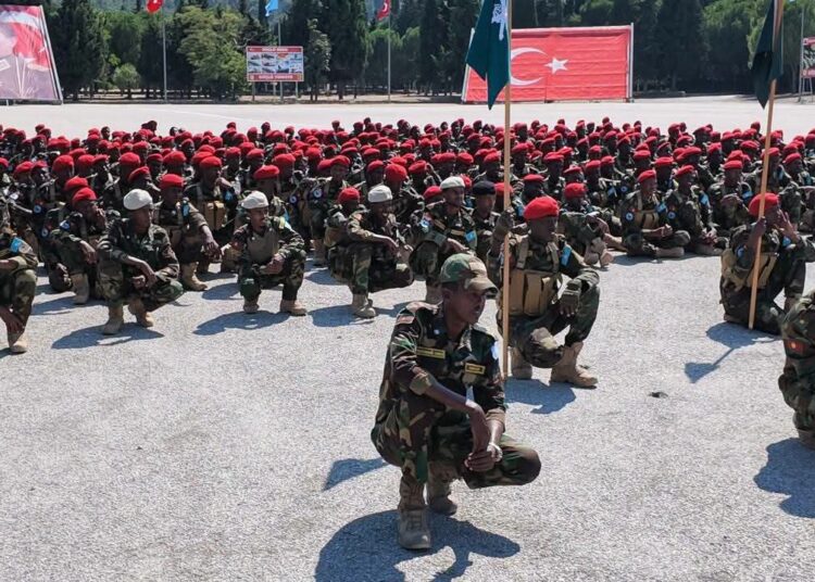 Turkey trains a bigger Somali commando force to protect a government under pressure